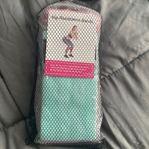 Hip resistance bands.